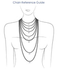 Lariat Y Necklace, Sterling Silver Long Drop Necklace for Women